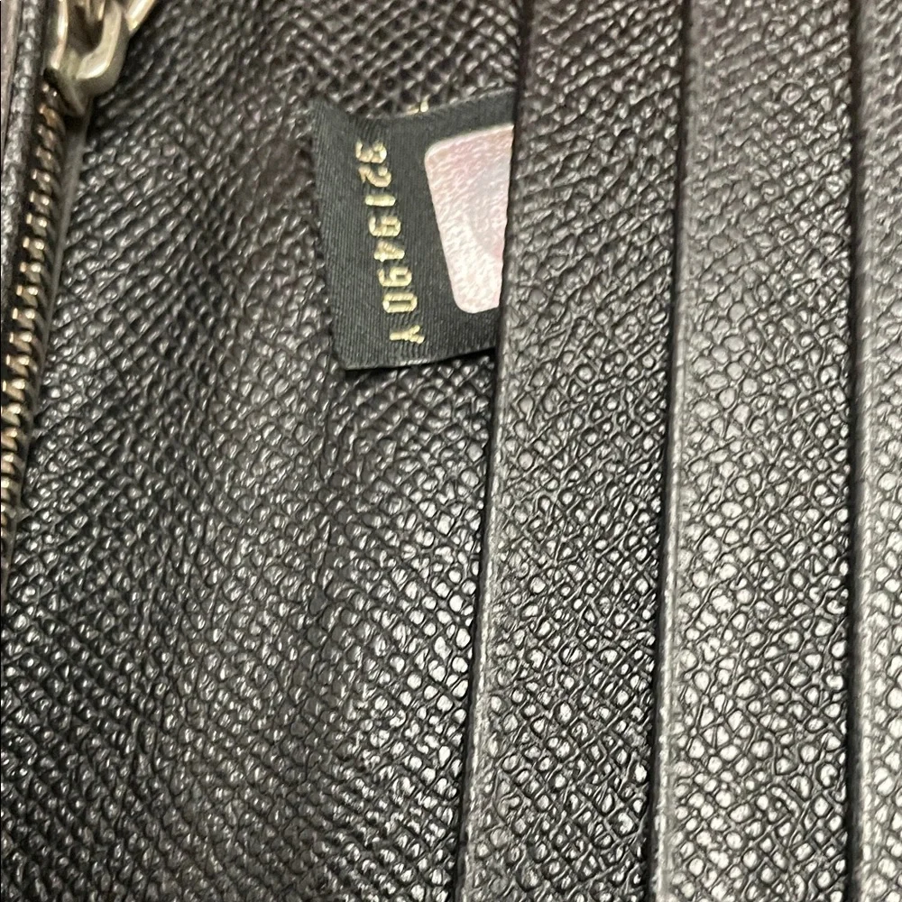 Bulgari Black Leather Key Holder